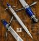 1-of-a-kind Impact Cutlery Custom D2 27.25 Art Fuller Dagger Knife Sword