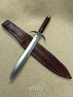 1095 Steel 13.75 Dagger by Roger Griz Hockwalt of South Carolina with Sheath