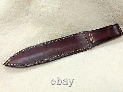 1095 Steel 13.75 Dagger by Roger Griz Hockwalt of South Carolina with Sheath