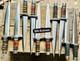 10pcs Arkansas Toothpick Dagger Handmade D2 Dagger Hunting Knife &leather Sheath