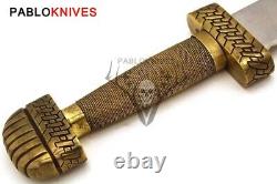 10th Century Handmade Full Tang High Carbon Steel Viking Hunting Seax Dagger