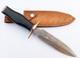 11.6 Handmade Forged Copper Damascus Steel Combat Dagger Knife With Copper Clip