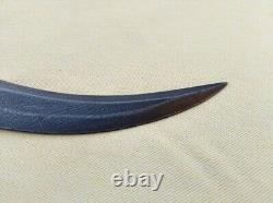 12.50 hunting wootz steel knife (indian churi) dagger handel fited z stone