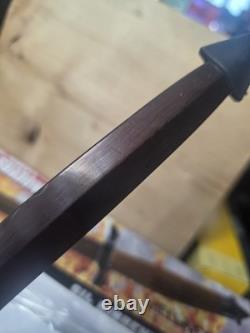 12 Gil Hibben Hellfyre Damascus Shadow Dual Edge Dagger Fixed Blade Knife