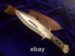 12 SEO Handmade Full Tang 1095 Carbon Steel Combat Dagger Smatchet Knife