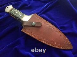 12 SEO Handmade Full Tang 1095 Carbon Steel Combat Dagger Smatchet Knife