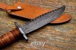 12custom Handmade Steel Commando Style Knife Commando Dagger&sheath By Sn
