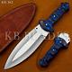 13.2 Handmade Full Tang Stainless Steel Dagger Blade Combat Smatchet Knife