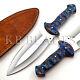 13.2 Handmade Full Tang Stainless Steel Dagger Blade Combat Smatchet Knife