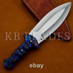 13.2 Handmade Full Tang Stainless Steel Dagger Blade Combat Smatchet Knife