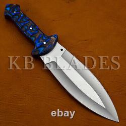 13.2 Handmade Full Tang Stainless Steel Dagger Blade Combat Smatchet Knife