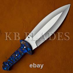 13.2 Handmade Full Tang Stainless Steel Dagger Blade Combat Smatchet Knife