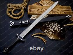 13.5 MEDIEVAL KNIGHT HISTORICAL SHORT SWORD DAGGER KNIFE with SHEATH Fantasy