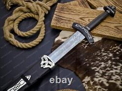 13.5 MEDIEVAL KNIGHT HISTORICAL SHORT SWORD DAGGER KNIFE with SHEATH Fantasy