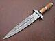 13.50 Handmade Damascus Steel Combat Tactical Hunting Dagger Knife With Sheath
