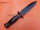 13 Hand Forged Carbon Steel Hunting Dagger Knife Powder Coated Blade/ Micarta