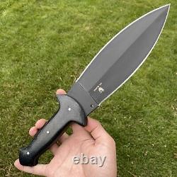 13 Handmade D2 Steel Fairbarn Applegate Prototype Smatchet Edc Dagger Knife 236