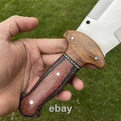 13 Nyc Handmade D2 Steel Heavy Smatchet Wide Edc Double Edge Dagger Knife 245