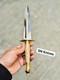 13custom Handmade D2 Tool Steel Hunting Dagger Bowie Knife Brass Handle Withsheat