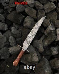 14 Custom Handmade Damascus Steel Hunting Dagger Knife Full Tang