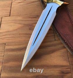 14 Full Tang Double Edged Custom Hunting Knife Handcrafted Camping Knife