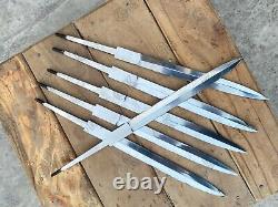 15.75 Full Tang Hand Forged High Carbon steel Dagger knife Blank Blade Combat