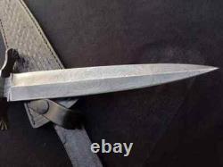15 CUSTOM HANDMADE ANTIQUE STAG HANDLE HUNTING DAGGER BOWIE KNIFE WithSHEATH