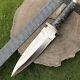15 Royal Custom D2 Steel Bushcraft Skinning Smatchet Dagger Edc Knife Rk-443