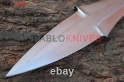 15Premium Handmade J2 Steel High Polish Hunting Dagger Knife Bull Horn Handle