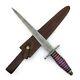 16 Custom Handmade Damascus Steel Hunting Dagger Knife Arkansas Toothpick Knife