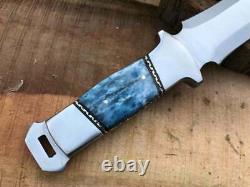 16 Handmade D2 Steel Hunting Combat Survival Kukri bowie Predator Dagger knife