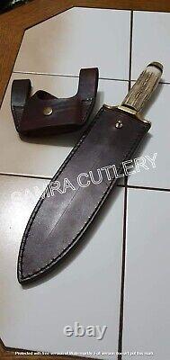 16 Inch D2 Steel Stage Handle Boot/dagger/bowie Survival Hunting Knife