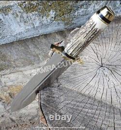 16 Inch D2 Steel Stage Handle Boot/dagger/bowie Survival Hunting Knife