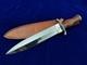 17.2 Seo Handmade 1095 Carbon Steel Combat Dagger Bowie Knife Rose Wood Handle