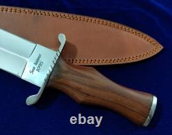 17.2 SEO Handmade 1095 CARBON Steel Combat Dagger Bowie Knife ROSE WOOD HANDLE