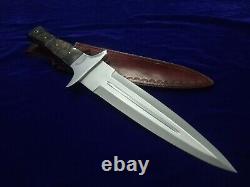 17.3 SEO Handmade Full Tang D2 Tool Steel Ram Horn Combat Hunting Dagger Knife