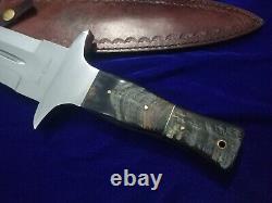 17.3 SEO Handmade Full Tang D2 Tool Steel Ram Horn Combat Hunting Dagger Knife