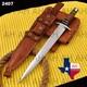 17 Arkansas Toothpick Custom Handmade D2-tool Steel Dagger Knife Withsheath 2407