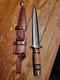 17 Arkansas Toothpic Custom Handmade Tool Steel Dagger Knife & Sheath 12 Blade