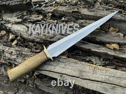 17 Arkansas Toothpick Custom Handmade D2 Tool Steel Blade Dagger Knife