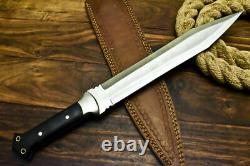 17 Custom Handmade Fixed Blade D2 Tool Steel Hunting Dagger Roman Gladius Knife