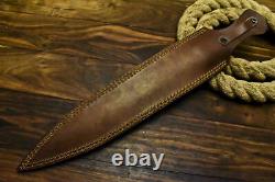 17 Custom Handmade Fixed Blade D2 Tool Steel Hunting Dagger Roman Gladius Knife