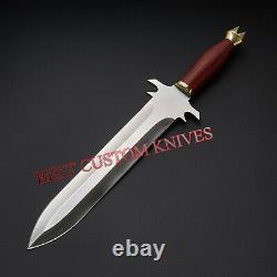 17 Stunning Battle Dagger, Custom Made Hand Forged D2 Tool Steel, Combat Knife