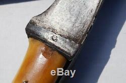 1750 1840s Era Pesh Kabz / Choora Military Fighting Knife Dagger With Scabbard