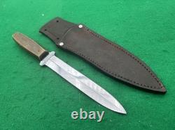 1940's CASE XX Pig Sticker WWII Fighting Knife Dagger in Sheath VERY RARE
