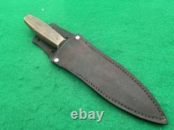 1940's CASE XX Pig Sticker WWII Fighting Knife Dagger in Sheath VERY RARE