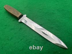 1940's CASE XX Pig Sticker WWII Fighting Knife Dagger in Sheath VERY RARE