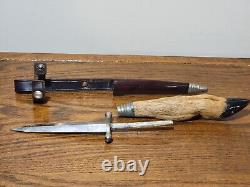 1940's Hoffritz German Deer-Foot Dagger/Trench Knife 10 1/4