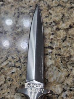 1980s Valor Miami USA 373 Long Commando Japan & 407 Boot Fixed Dagger Knives