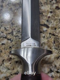 1980s Valor Miami USA 373 Long Commando Japan & 407 Boot Fixed Dagger Knives